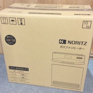 【RKG】特価！ノーリツ/ガスファンヒーター/GFH-4004D-PT/プラチナ/都市ガス/新品