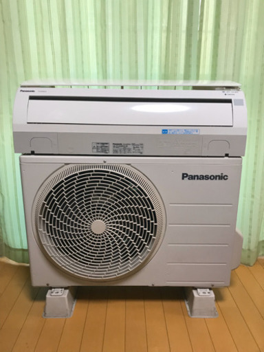 ⭕️激安っ‼️17畳まで❗️取付込❗️Panasonicお掃除ロボットエアコン