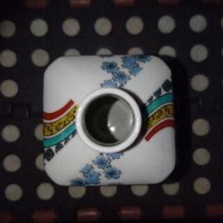 九谷焼 武腰潤 作 色絵 春風景図 酒瓶 / 酒器 徳利 角瓶