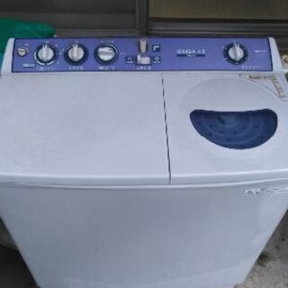 二層式洗濯機です