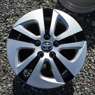 ◎全国発送対応いたします◎納車前外し トヨタ純正 50プリウス 15インチ 6.5J +40 100-5H キャップ付【新車外し ZVW51 ZVW55 Aプレミア スタッドレス ZVW30 車検】