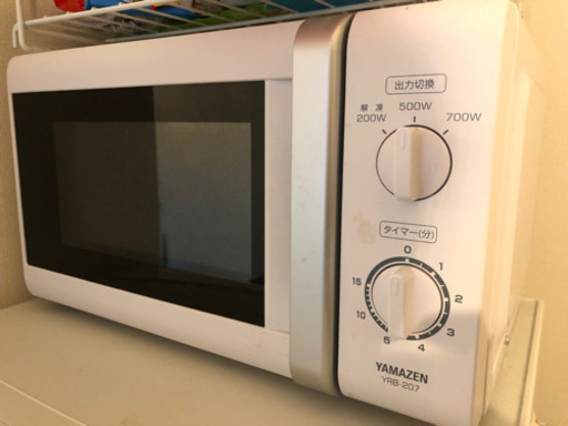 2017年製備品 洗濯機・電子レンジの2点セット