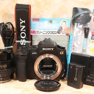 ★ボディ内手振れ補正★ソニー α350 レンズセット