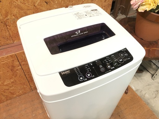 【管理KRS129】Haier 2015年 JW-K42H 4.2kg 洗濯機