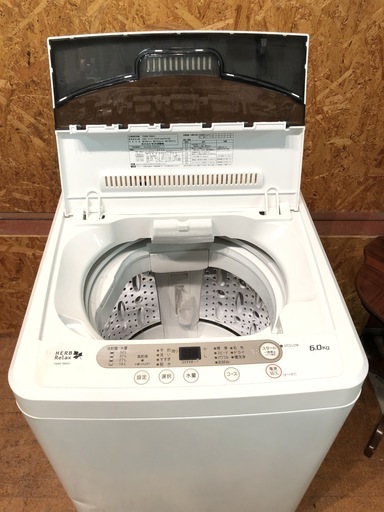 【管理KRS130】YAMADA 2017年 YWM-T60A1 6.0kg 洗濯機