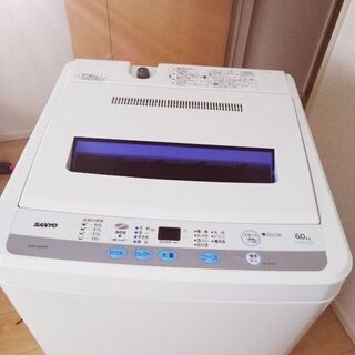 【売約済】SANYO全自動電気洗濯機ASW-60D