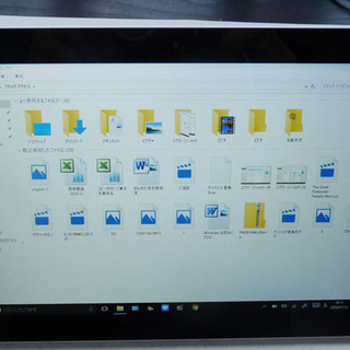タブレットPC ASUS 　2×1　タブレット＆キーボード　offfece 2010 インストール済み。