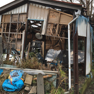 平屋 物置 鉄骨造解体 W500×D400×H300cm - 手伝って/助けて