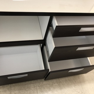 J201　川口家具　食器棚　キッチンボード カップボード　訳有　扉無し　特価