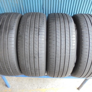 ダンロップ LEMANS Ⅴ 225/45R19 4本 8～9分と7～8分溝 内側片べり有り
