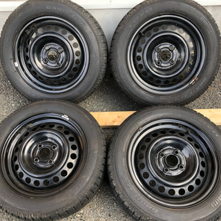 ホンダ フィット純正ホイール 185/60R15 TOYO GARIT G5 2018年製造 バリ山 スタッドレス　フィット ハイブリッド純正