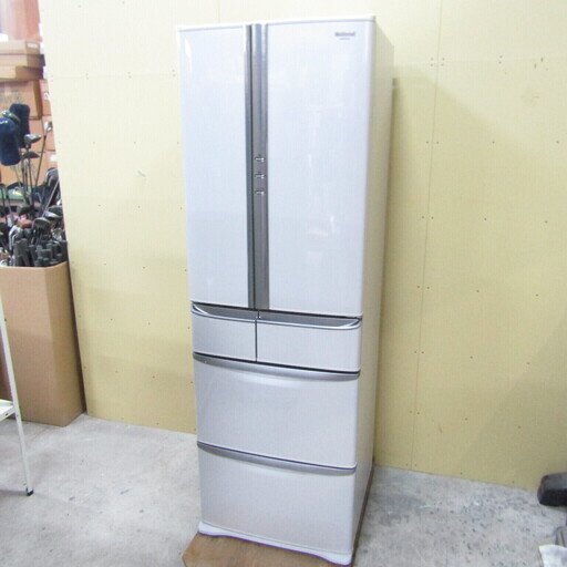 Z366 【稼働良好】 ナショナル 冷凍 冷蔵庫 NR-F412T 2008年製 406L 家電 キッチン 電化製品 入れ替え 引っ越し 4ドア 大型 家庭用