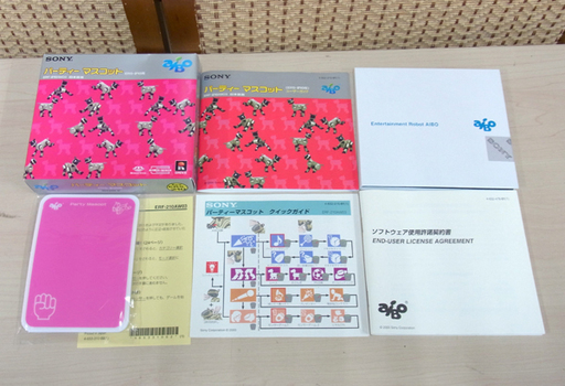 未使用 ソニー AIBO-ware （アイボウェア）アイボ用メモリースティック パーティー マスコット ERS-210用 ERF-210AW03 日本語版 南12条店