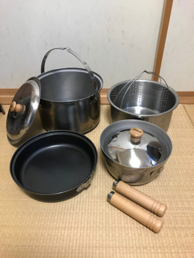 コールマン☆キャンプ用鍋セット