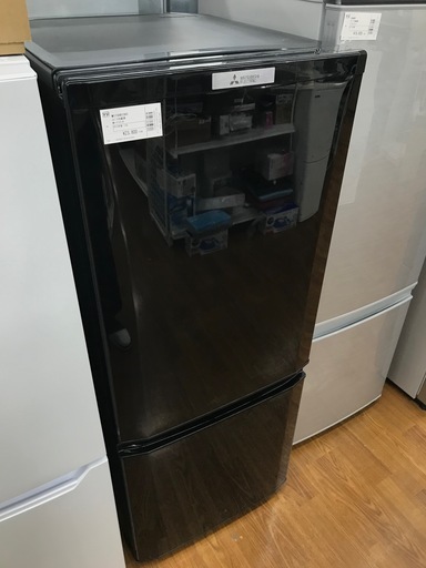 【安心の6ヶ月保障】MITSUBISHI(三菱)　２ドア冷蔵庫　MR-P15C-B