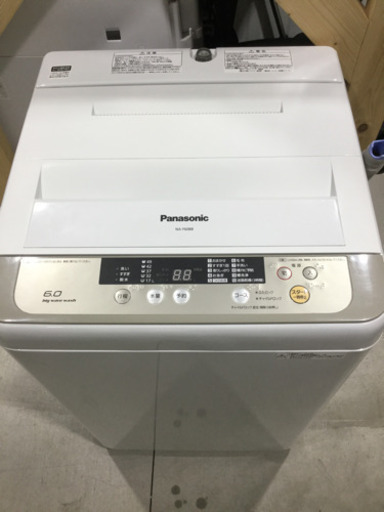 Panasonic 6.0kg 全自動洗濯機　NA-F60B8 2014年