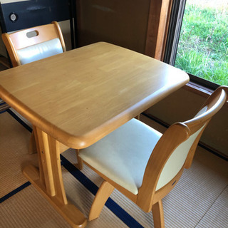 テーブル　椅子　セット　差し上げます！　イス　机　静岡県掛川市