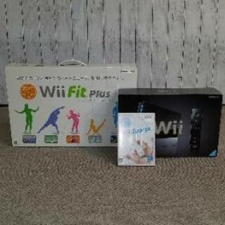 ゲーム機セット  Wii本体（動作確認済み）  Wii Fit ...