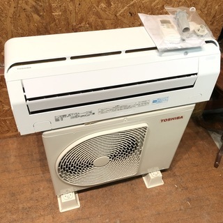 【管理KR117】TOSHIBA 2017年 2.2kw 6畳用 ルームエアコン RAS-C225RKS お掃除ロボット