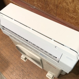 【管理KR117】TOSHIBA 2017年 2.2kw 6畳用 ルームエアコン RAS-C225RKS お掃除ロボット