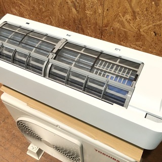 【管理KR117】TOSHIBA 2017年 2.2kw 6畳用 ルームエアコン RAS-C225RKS お掃除ロボット
