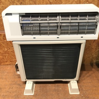 【管理KR117】TOSHIBA 2017年 2.2kw 6畳用 ルームエアコン RAS-C225RKS お掃除ロボット