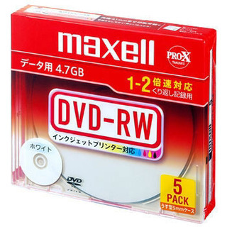 （決まりました）maxell DVD-RWインクジェットプリンタ...