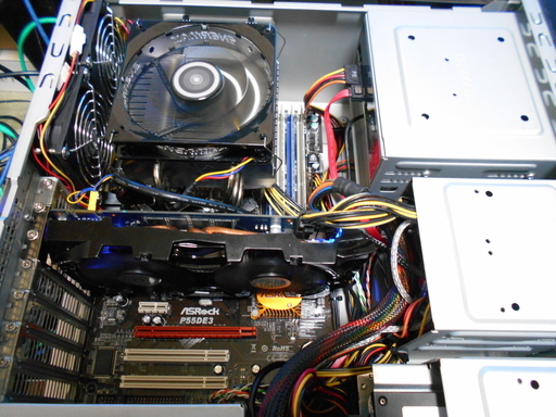 自作デスクトップパソコン i7-860 Windows10 メモリ8GB SSD64GB HDD1TB