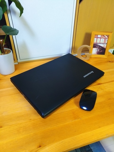 メモリ6Gの高性能Lenovo☆　高級感のあるマットブラック！　最新Windows10！　テンキー付き♪　大容量320G★　　高速PC★　高性能デュアルコア　レノボパソコン　大画面　最新Windows10　64Bit　黒色　高級感　15.6インチ　マウス付き 　ノートパソコン　無線LAN　Wi-Fi対応 　ウェブカメラ＆テンキー付き　DVDドライブ