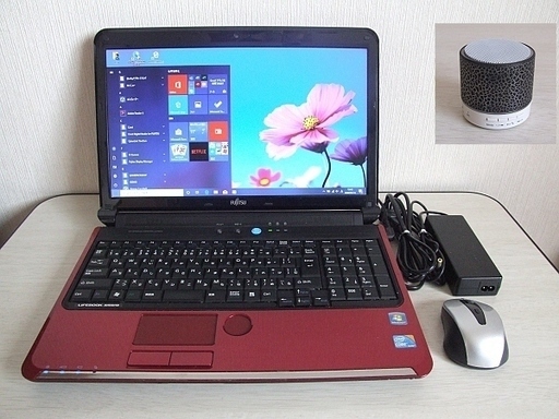 高速SSD240GB搭載　FUJITSU LIFEBOOK AH550/5B ノートパソコン　3　おまけLED Bluetoothスピーカー