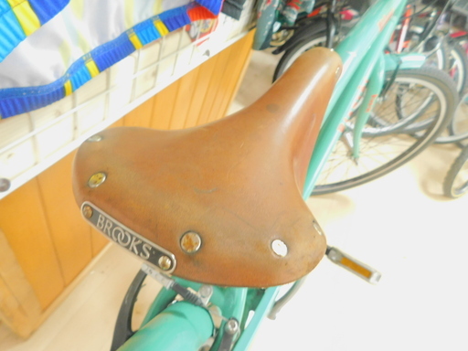 エコプラス小倉南店】ビアンキ ミラノ シティバイク BROOKS サドル付き  