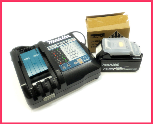 [N0113D] 新品 マキタ 18V 6.0Ah バッテリBL1860B＋急速充電器 DC18RF