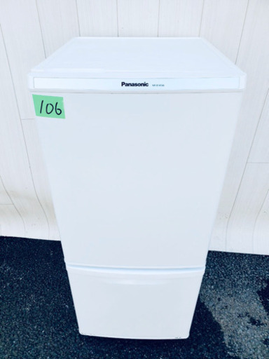 106番 Panasonic✨ ノンフロン冷凍冷蔵庫❄️ NR-B145W-W‼️