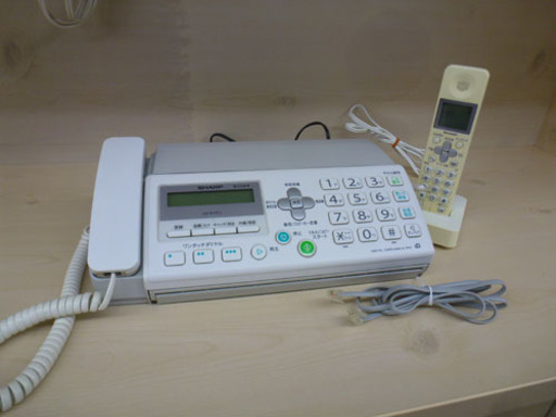シャープ デジタルコードレスファクシミリ UX-D17CL 電話機 FAX　￥6,800-