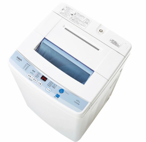 AQUA 全自動洗濯機 6.0kg AQW-S60D-W ホワイト