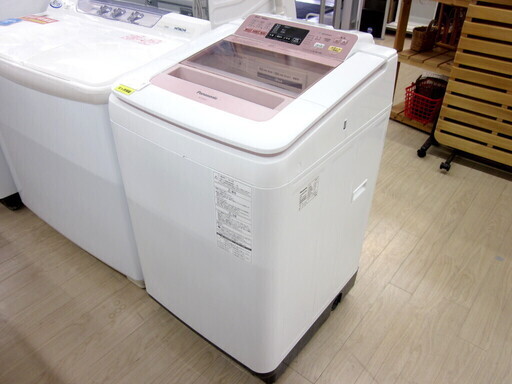安心の6ヶ月保証付！2014年製 8.0kg Panasonic(パナソニック)「NA-FA80H1」全自動洗濯機です！