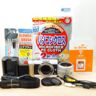 ☆ 楽々インスタアップ！お手軽ミラーレス☆可愛いオリンパス PEN E-PL1