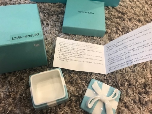 未使用 ティファニー Tiffany Co ミニブルーボウボックス 置物 リングピロー R 豊橋のその他の中古あげます 譲ります ジモティーで不用品の処分