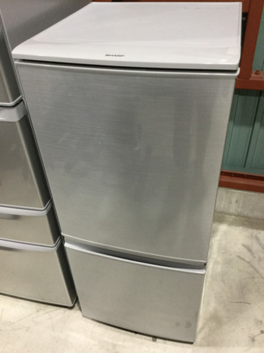 SHARP 137L 2ドア　ノンフロン 冷凍冷蔵庫　SJ-14Y-S 2014年