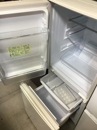 【送料無料・設置無料サービス有り】冷蔵庫 2018年製 SHARP SJ-D14D-W 中古