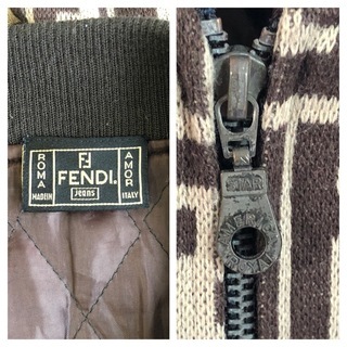 FENDI　ズッカ柄　ヴィンテージ　ブルゾン　ジャケット