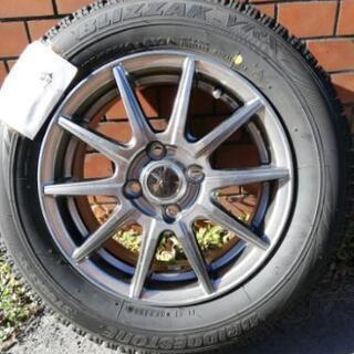 価格応談可　「イボ」付　ブリザックVRX175/65/14 アルミ付4本セット