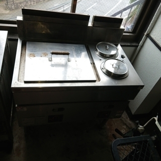 うどん、そば、ラーメン屋さん必見　開業セット　ボイラー　フライヤー　ミキサー　ウオータークーラー うどん、そば、ラーメン屋さん必見 開業セット ボイラー フライヤー