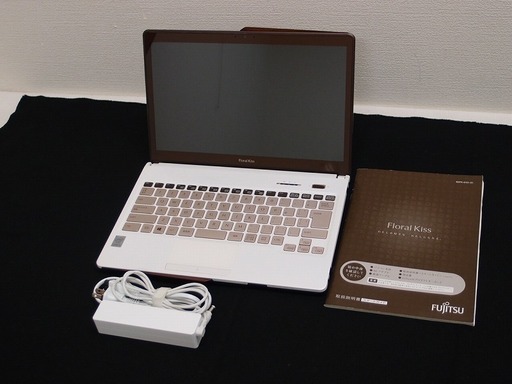 JM6023)■中古ノートパソコン■ 富士通 LIFEBOOK CH Floral Kiss 2015年製 ブラウン Corei5：1.6G メモリ：4G Win10正規ライセンス