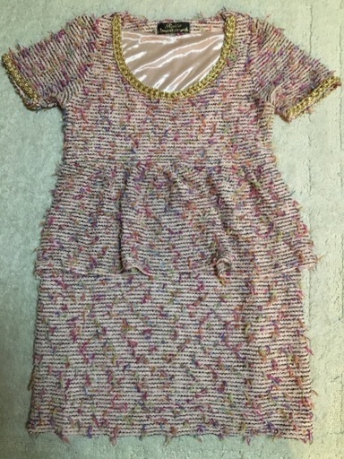 Rojita モコモコ半袖ワンピ サイズf あぴ 鵜の木のワンピースの中古 古着あげます 譲ります ジモティーで不用品の処分