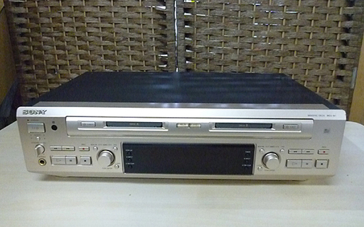 動作OK SONY/ソニー ダブルMDデッキ MDS-W1 リモコン付き 札幌市 白石区 東札幌