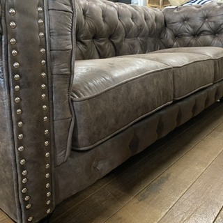 値下げ！3Pソファーブラウン色 北欧モダン！79800円を19800円でいき