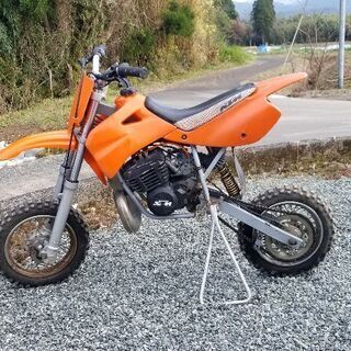 KTM50 実動　走る・止まる・曲がる問題なし　ノークラッチ　オートマ　入門用　初心者　オフロード泥遊び　2スト　オマケ付