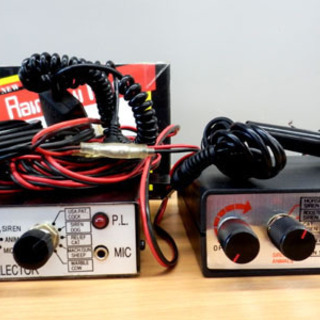 モービルマイクロホン、スピーカー、コントロールユニット等まとめて