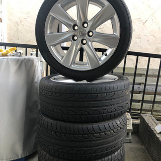 タイヤ、ホイール 早い者勝ち！245/45R19 レクサス純正ホイール付きタイヤ